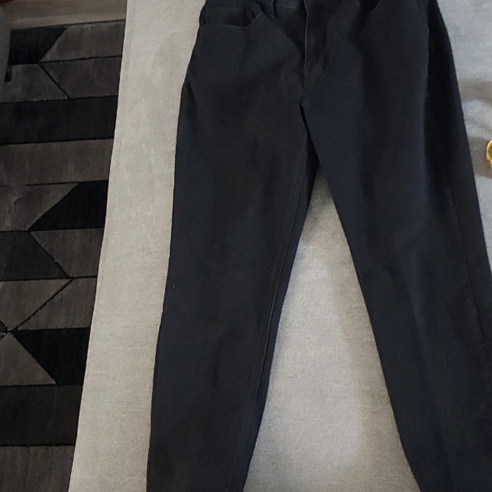 NOBO  jeans, size 13 in juniors. They are black.